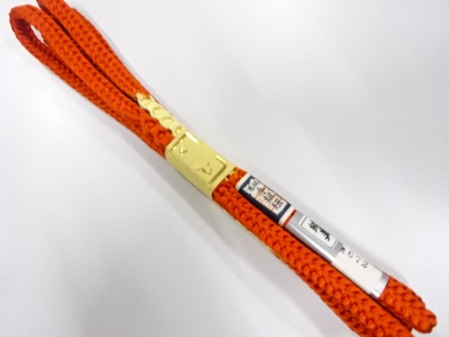 JAPANESE KIMONO / UNUSED HAND-TIED OBIJIME